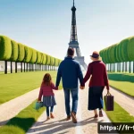 소득공제와 세액공제 차이 - **Prompt:** A diverse French family, consisting of two adults and two children (ages 8 and 12, all w...